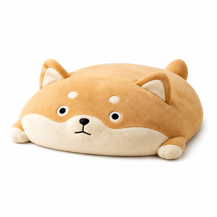Flad Shiba Inu putte plys pude