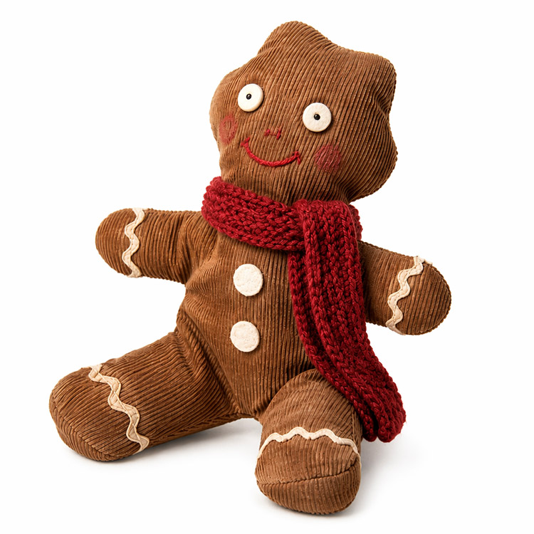 Slouchy Gingerbread Man Plys legetøj